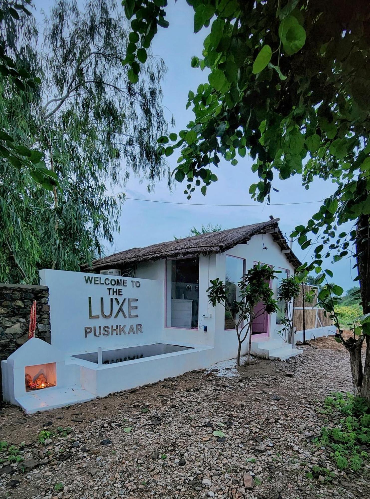 The Luxe Pushkar - A Luxury Farmstay In Pushkar Bagian luar foto